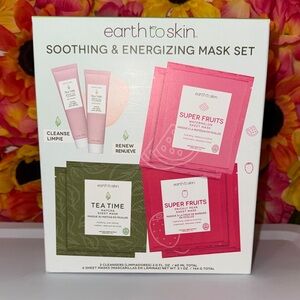 Soothing & Energizing Mask Set - Pink and Green